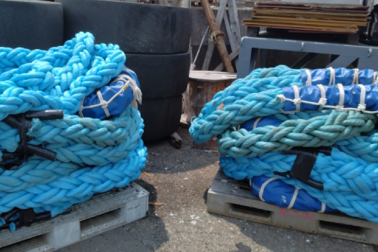 海洋用ロープ写真